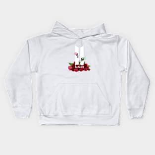 BTS Bangtang Floral Kids Hoodie